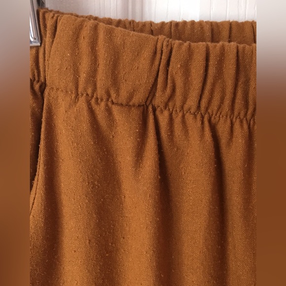 Uniform Handmade Raw Silk Belle Wide Leg Slacks, S - Picture 4 of 9
